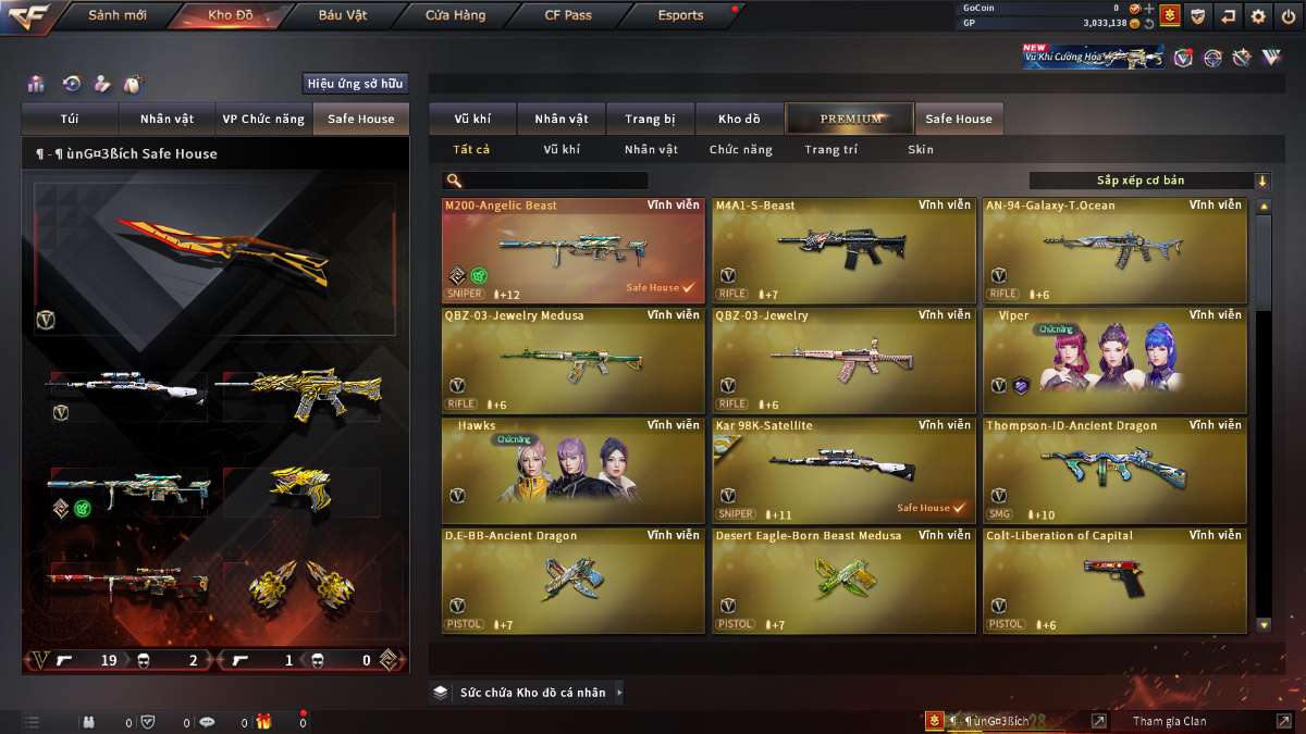 shop acc cf uy tin gia re